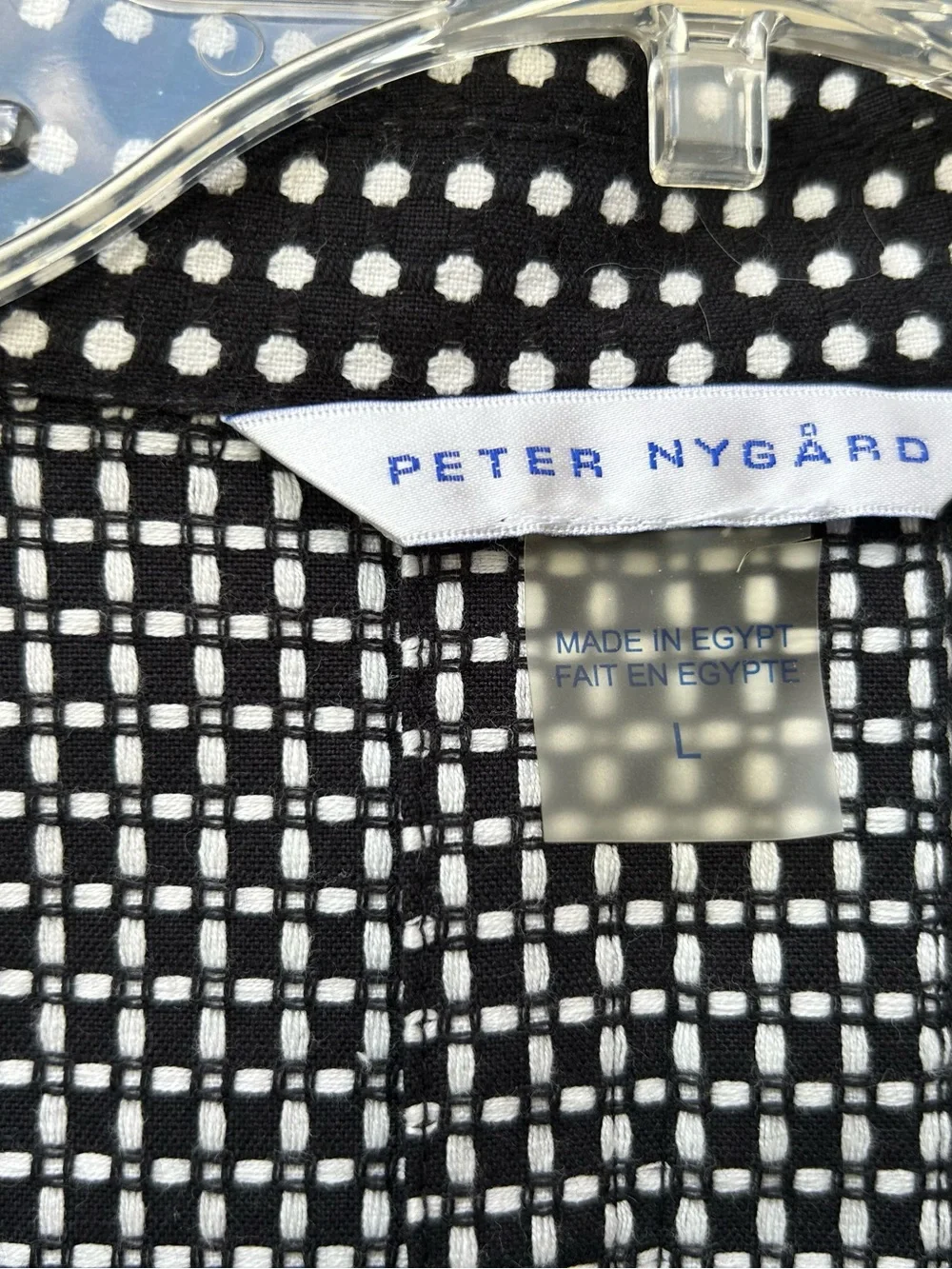 Black and White Polka Dot Open-Front Women's Jacket